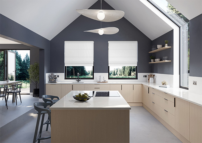 Ascot, Snow White - Roman Blind - Image 8